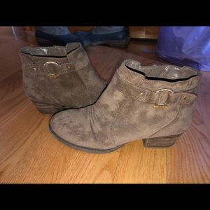 Light Brown Faux Fur Booties